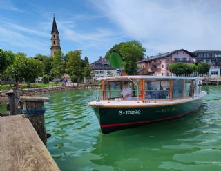 Zufahrt zum Steg Mattsee © Steiner Nautic