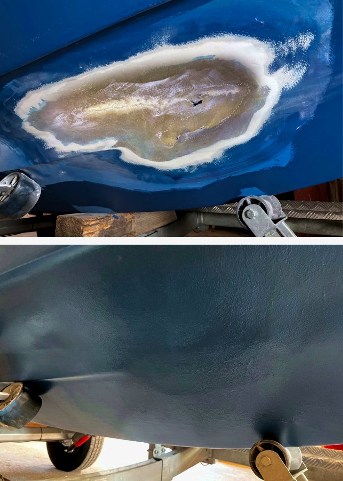 Schlauchboot-Ribs GFK Reparatur © Steiner Nautic