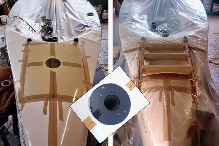 Negativform für Carbonteil © Steiner Nautic