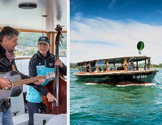 Musik am Schiff / bei Wellengang besonders schwungwoll unterwegs © Steiner Nautic