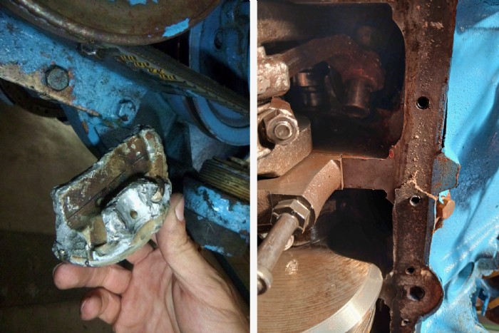 Motortausch-alter Motor © Steiner Nautic