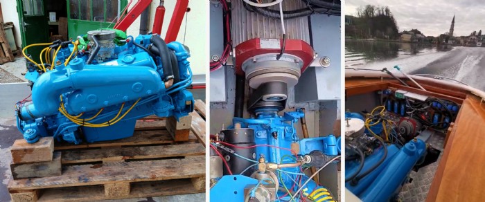 neuer Motor V8 7,5l Crusader Boesch &copy; Steiner Nautic